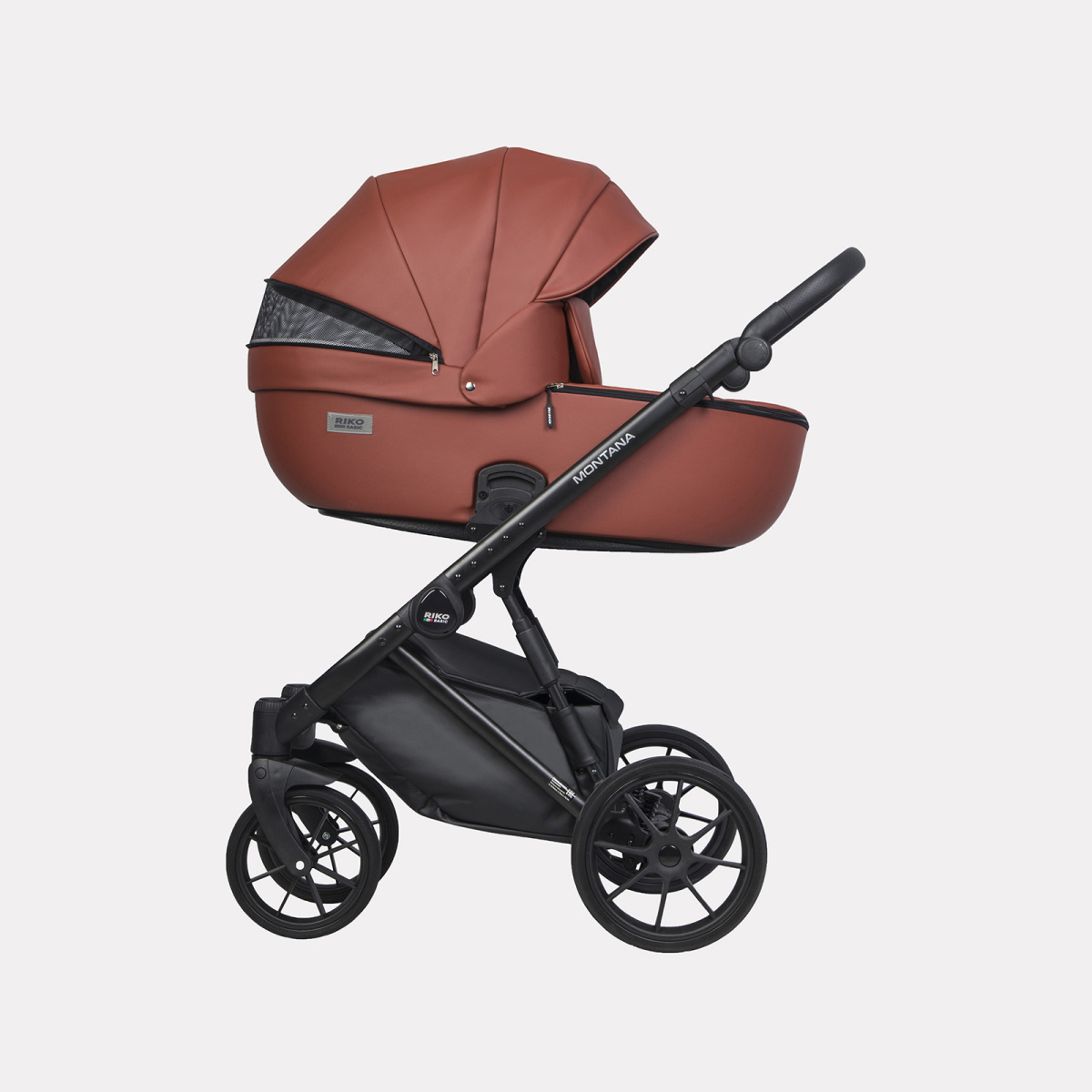 Коляска 3 в 1 Riko Basic Montana Ecco 17 MAROON