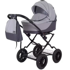 Коляска 2 в 1 Rant Siena Classic 2024 02 темно-серый - светло-серый