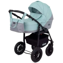 Коляска 2 в 1 Rant Siena 08 серый-ментоловый