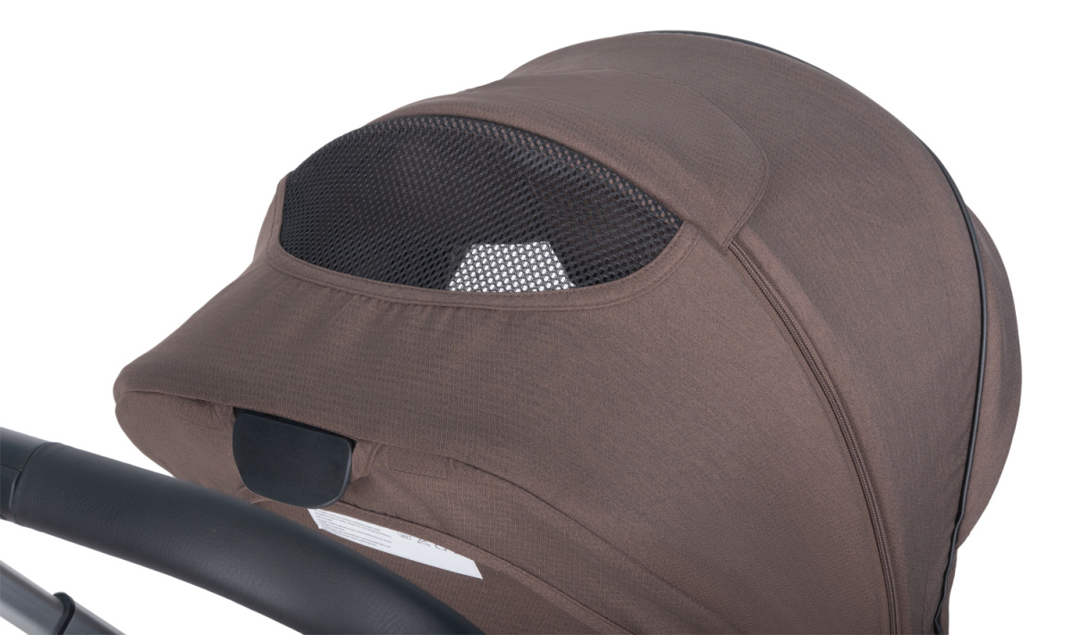 Коляска модульная 2в1 Farfello Baby shell BBS (BBS-16 Brown/Коричневый / серебро)