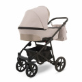 Коляска 2 в 1 Camarelo Ollio, Пудровый Меланж / Бежевая эко-кожа (03)