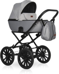 Коляска 2 в 1 Riko Basic Ozon Shine Prestige 03 серый
