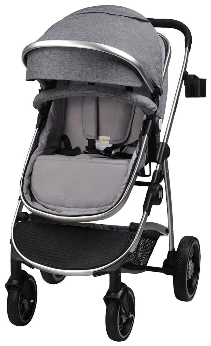 Коляска трансформер Farfello Pristina (Серый PS-11)