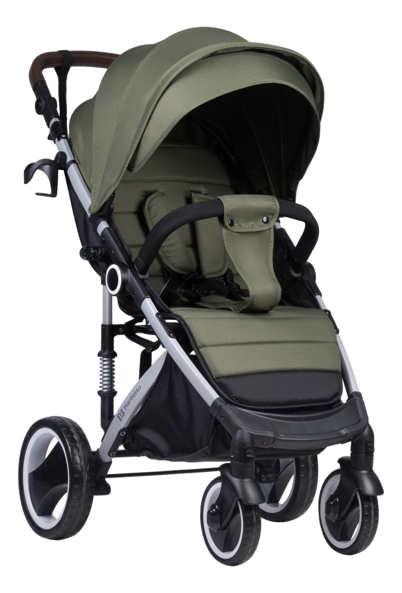 Коляска детская прогулочная Farfello Bino Angel Plus (Khaki/ хаки)