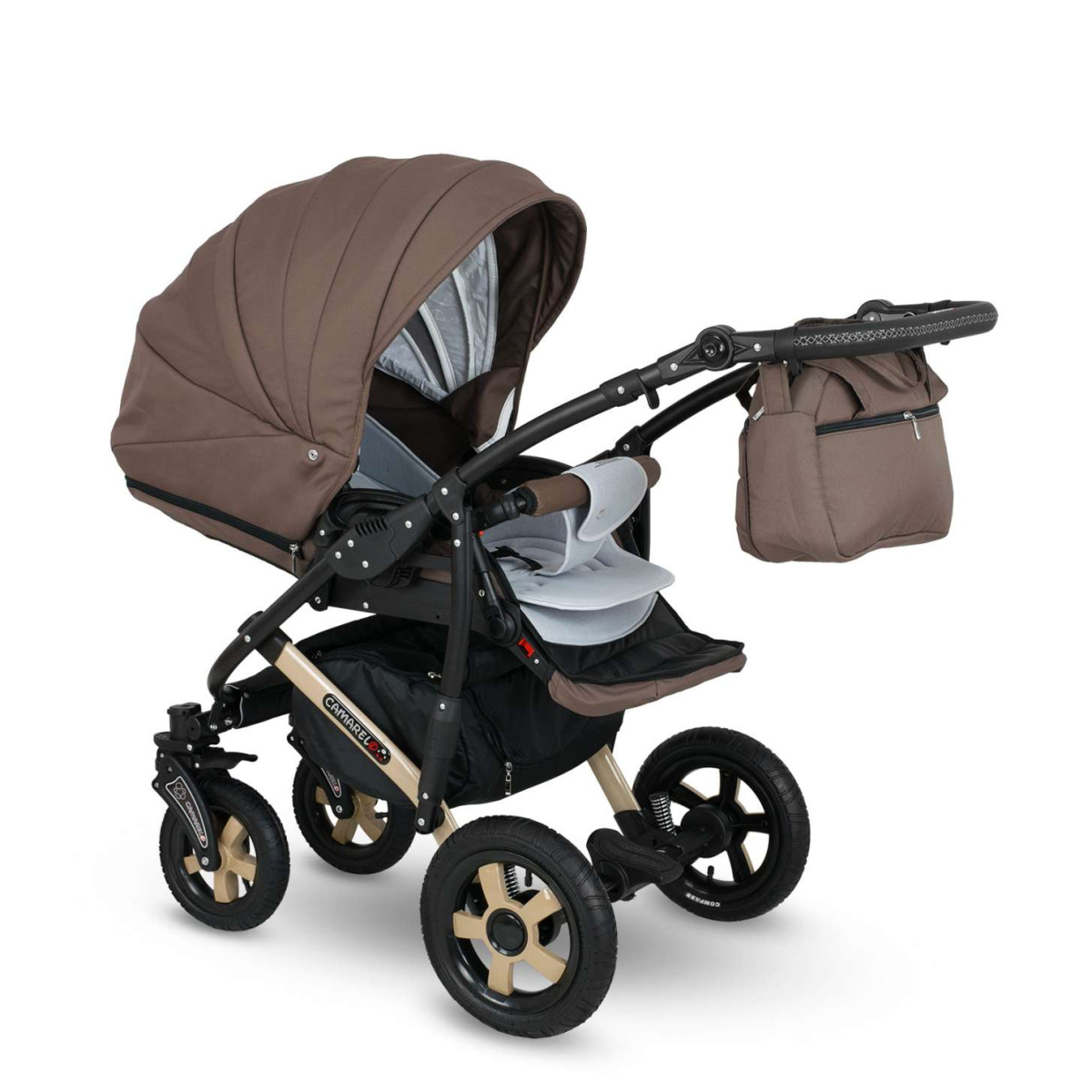 Коляска Camarelo Sevilla WXSE 3 в 1 коричневый
