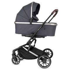Коляска 2 в 1 Rant Brilliant Jet Carbon темно-серый