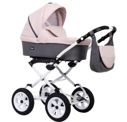 Коляска 2 в 1 Rant Dream Classic 03 серый-розовый