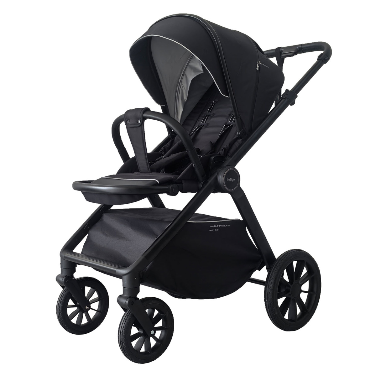 Коляска 2в1 Indigo TRION черный