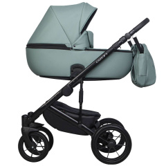 Коляска 3 в 1 Riko Basic Ozon Pastel 05, Оливковый