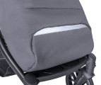 Коляска детская прогулочная Farfello Bonnie black (Smoke Grey/Дымчато-серый)