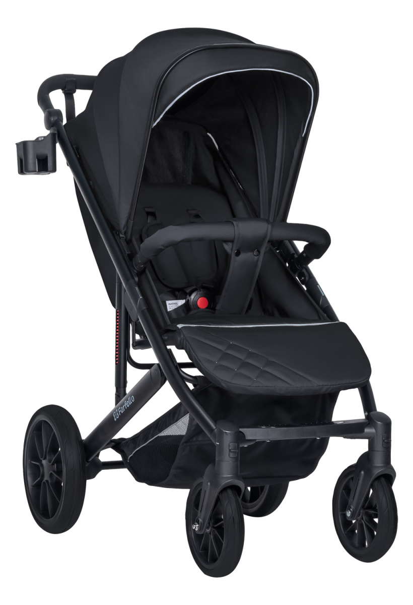 Коляска детская прогулочная Farfello Bonnie black (Charcoal Black/Угольно-черный)