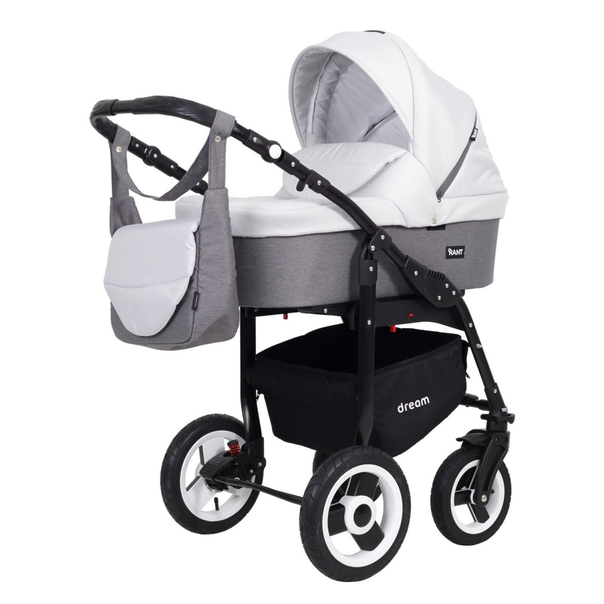 Коляска 2 в 1 Rant Dream Classic 01 графит-серый