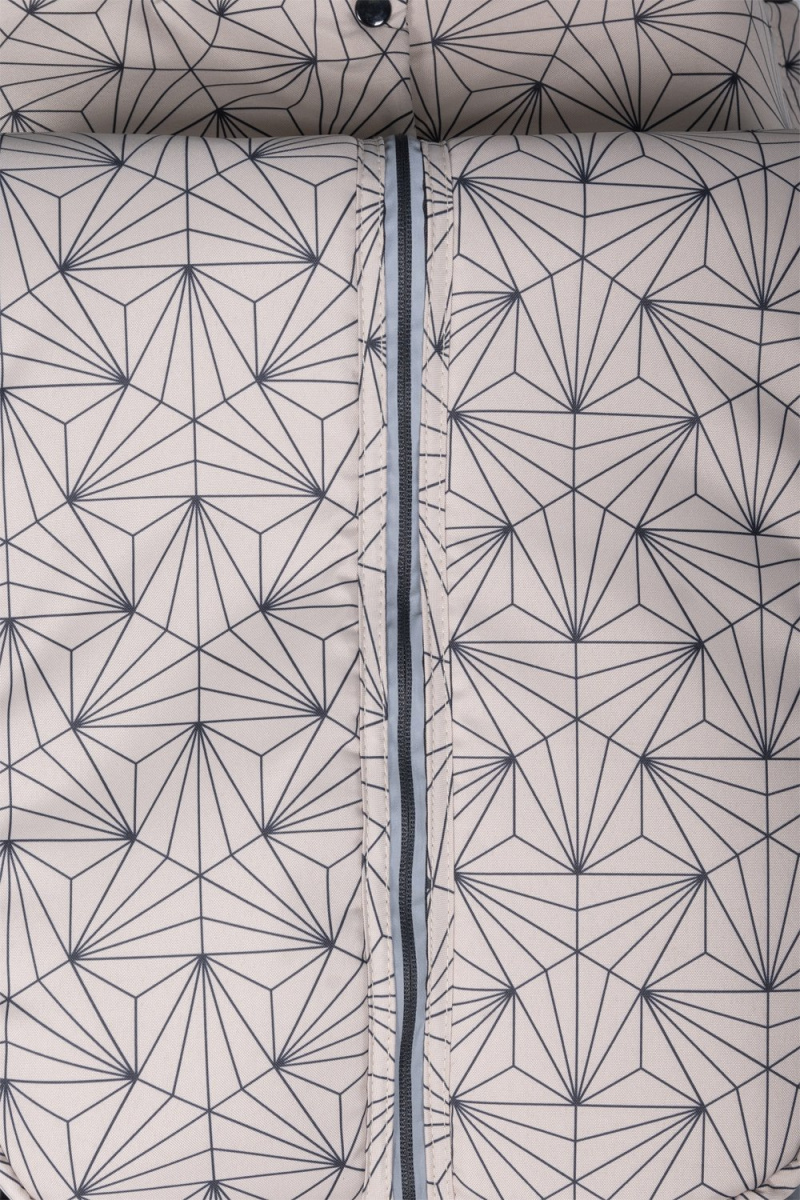 Коляска детская прогулочная Farfello Comfy Go (Tracery beige/ажурный бежевый CG-55)