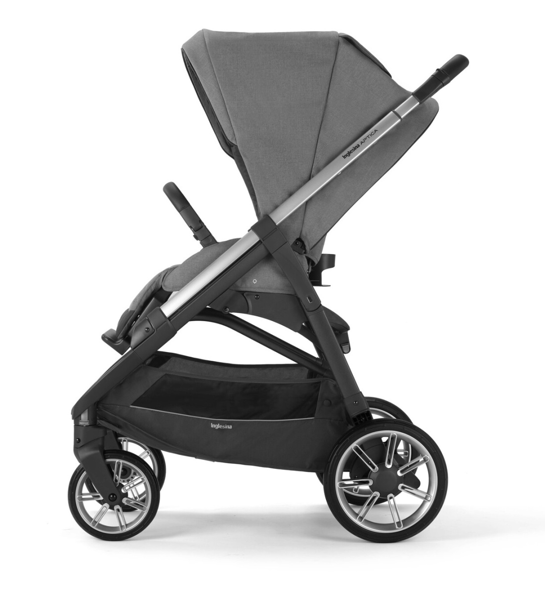 Коляска 2 в 1 Inglesina Aptica  с подставкой под люльку Stand Up, Kensington Grey