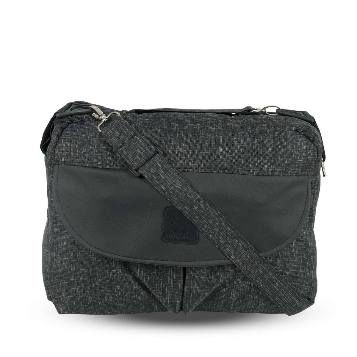 Коляска Camarelo Avenger 3 в 1 черный меланж/черная экокожа