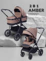 Коляска 2 в 1 Mowbaby Amber Coffee