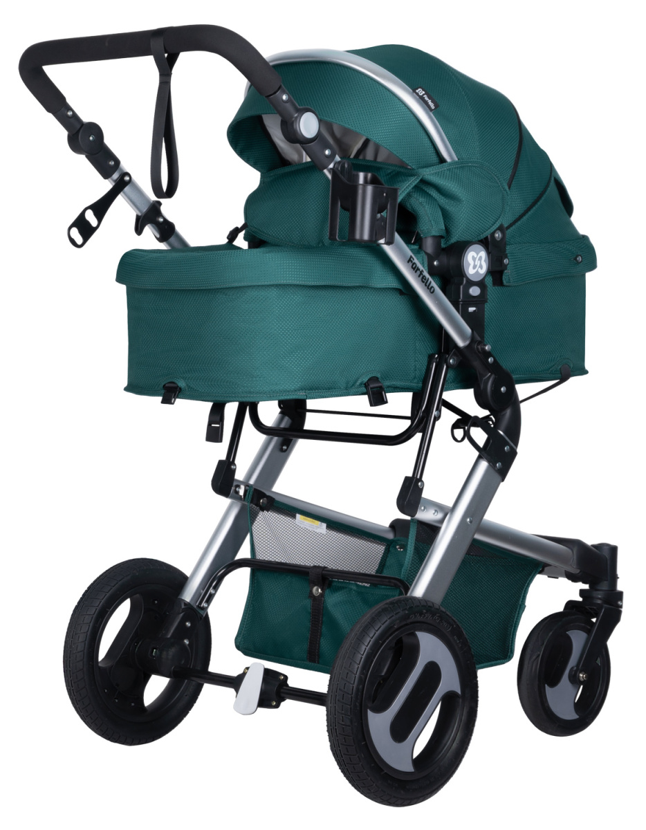 Коляска трансформер Farfello Diamond All-season (Бирюзовый)