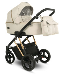 Коляска Camarelo Faro 3 в 1 светло-бежевый меланж