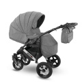 Коляска Camarelo Sevilla WXSE 3 в 1 темно-серый меланж