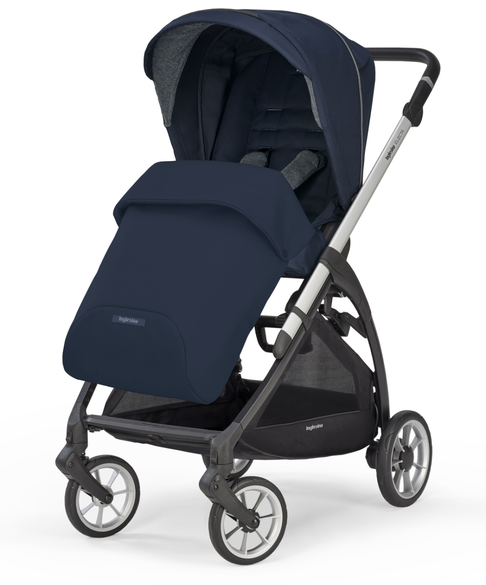 Коляска 3 в 1 Inglesina Electa с подставкой под люльку Stand Up, Soho Blue