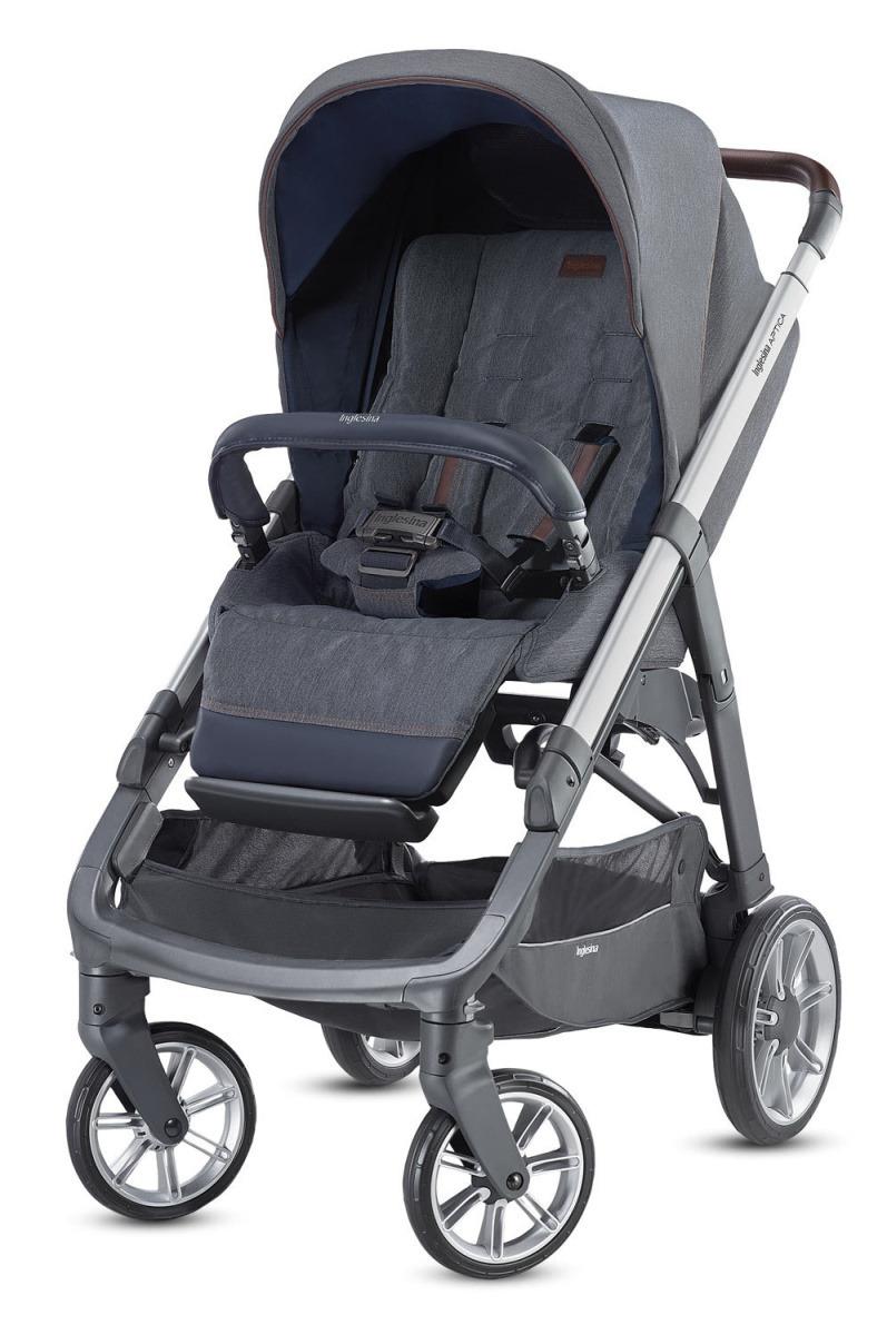 Коляска 2 в 1 Inglesina Aptica с подставкой под люльку Stand Up, Alaska Blue