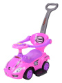 Детская каталка Sevillababy Mega Car 3 в 1 с ручкой BC202 pink/розовый