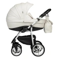Коляска 2 в 1 Indigo Special, Is 01 (Белая кожа)