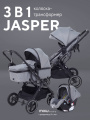 Коляска-трансформер 3 в 1 Mowbaby Jasper Grey