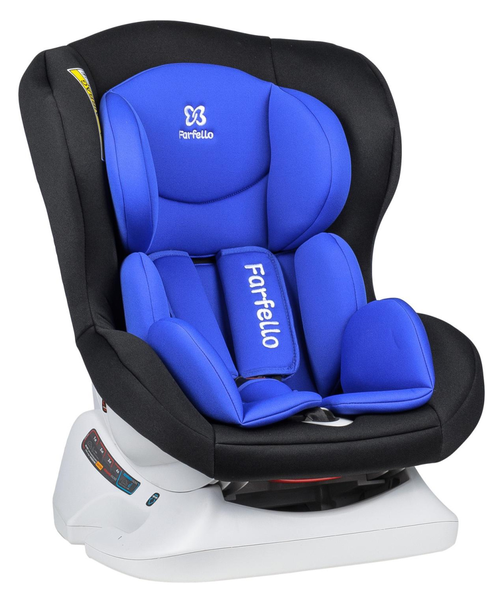 Автокресло детское Farfello GM0921 чёрный/фиолетовый Black/blue