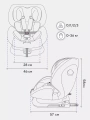 Автокресло Rant Nitro new isofix группа 0/1/2/3 (0-36 кг) Beige