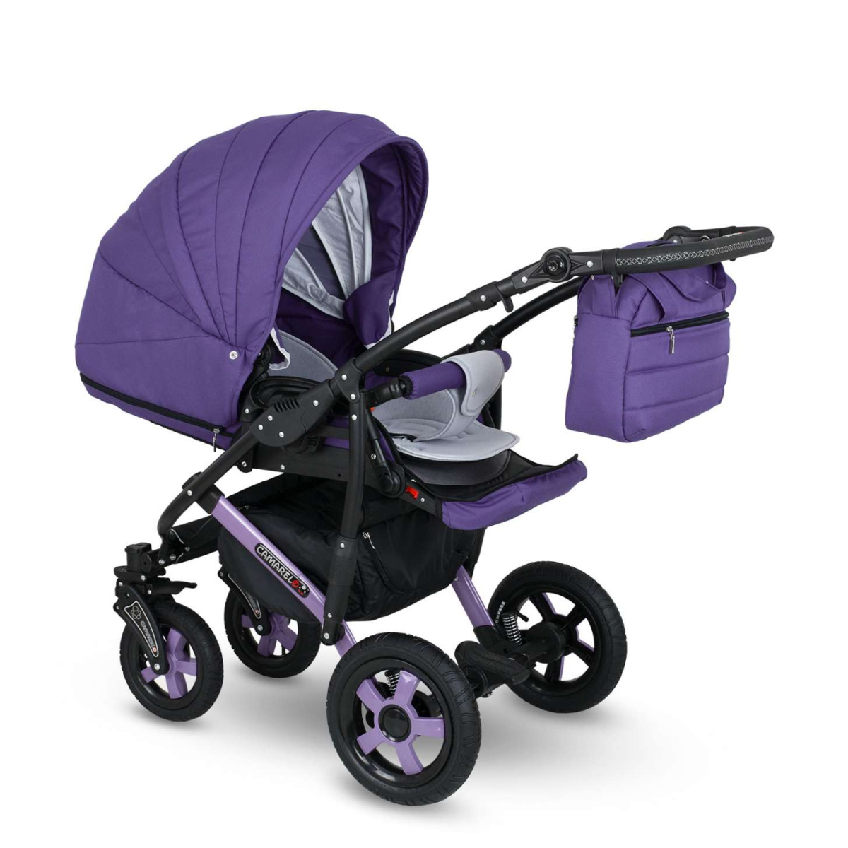 Коляска Camarelo Sevilla XSE 2 в 1 сиреневый