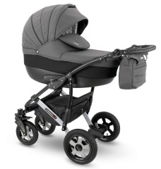 Коляска Camarelo Sevilla XSE 2 в 1 темно-серый