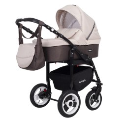 Коляска 2 в 1 Rant Dream 05 коричневый-бежевый