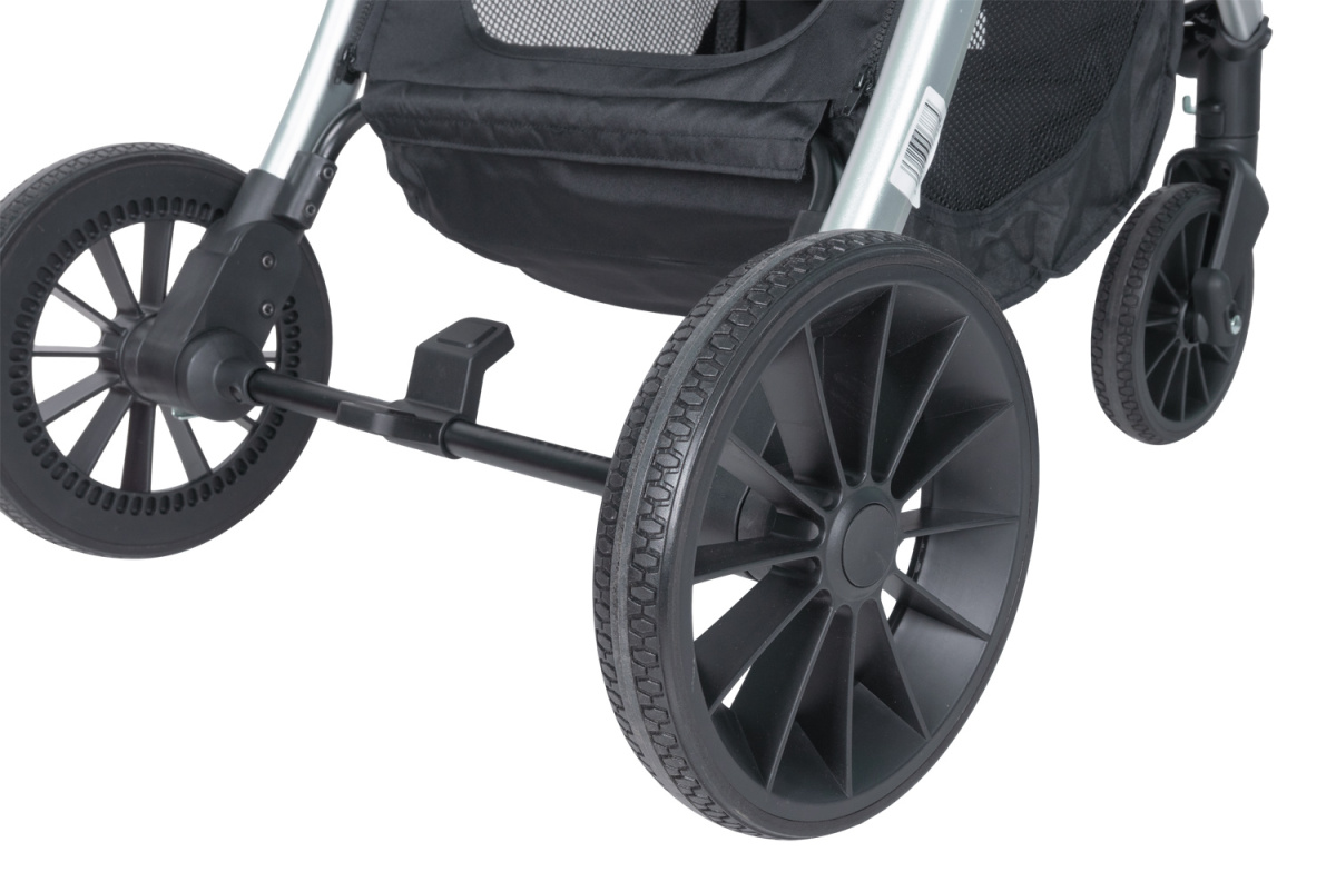 Коляска модульная 3 в 1 Farfello Baby shell BBS (BBS-33 green/зеленый/ серебро)