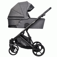 Коляска 2 в 1 Riko Basic YOGA, 01 ГРАФИТ