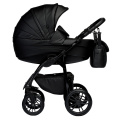 Коляска 2 в 1 Indigo Special, Is 03 (Черная кожа)