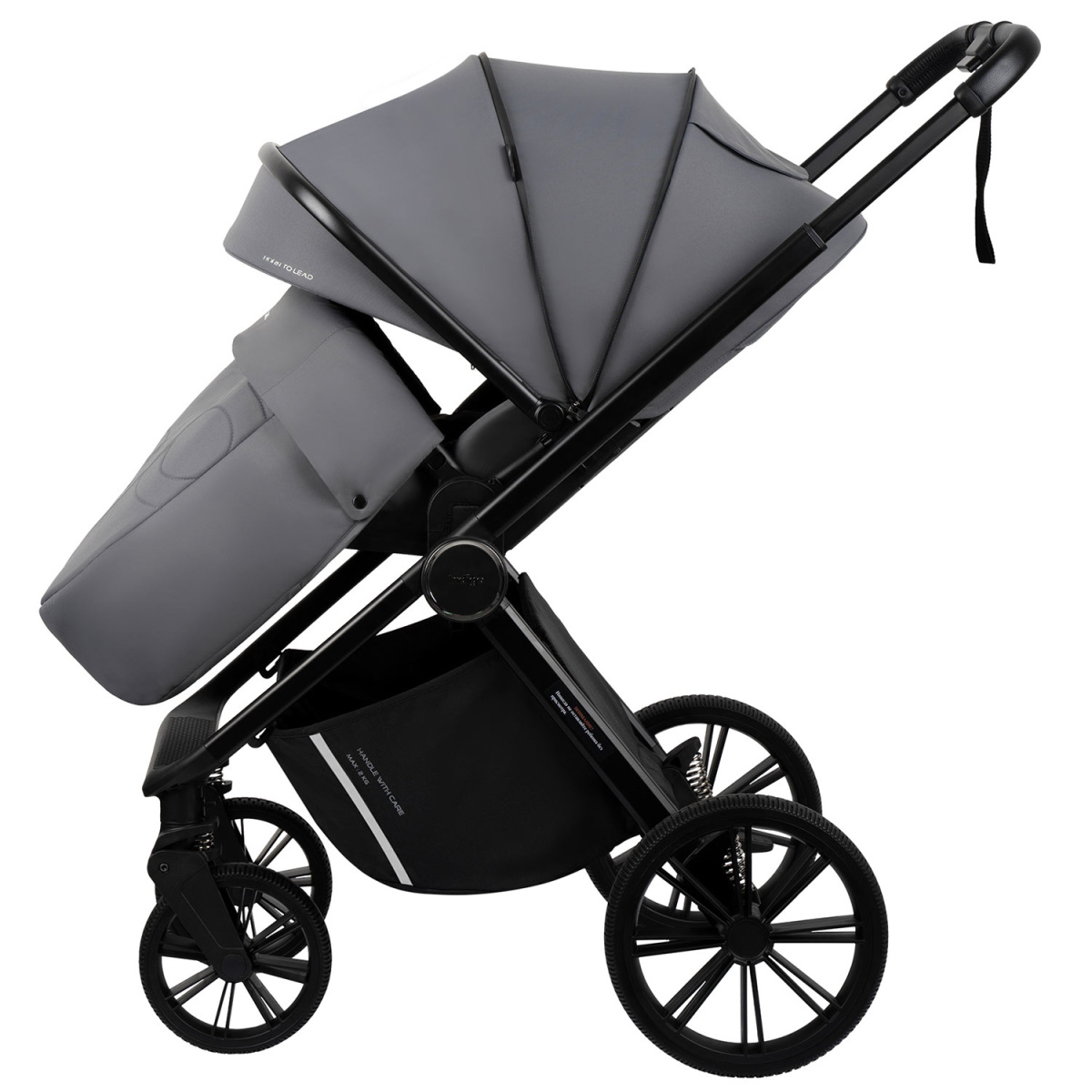 Коляска 2 в 1 Indigo STING темно-серый
