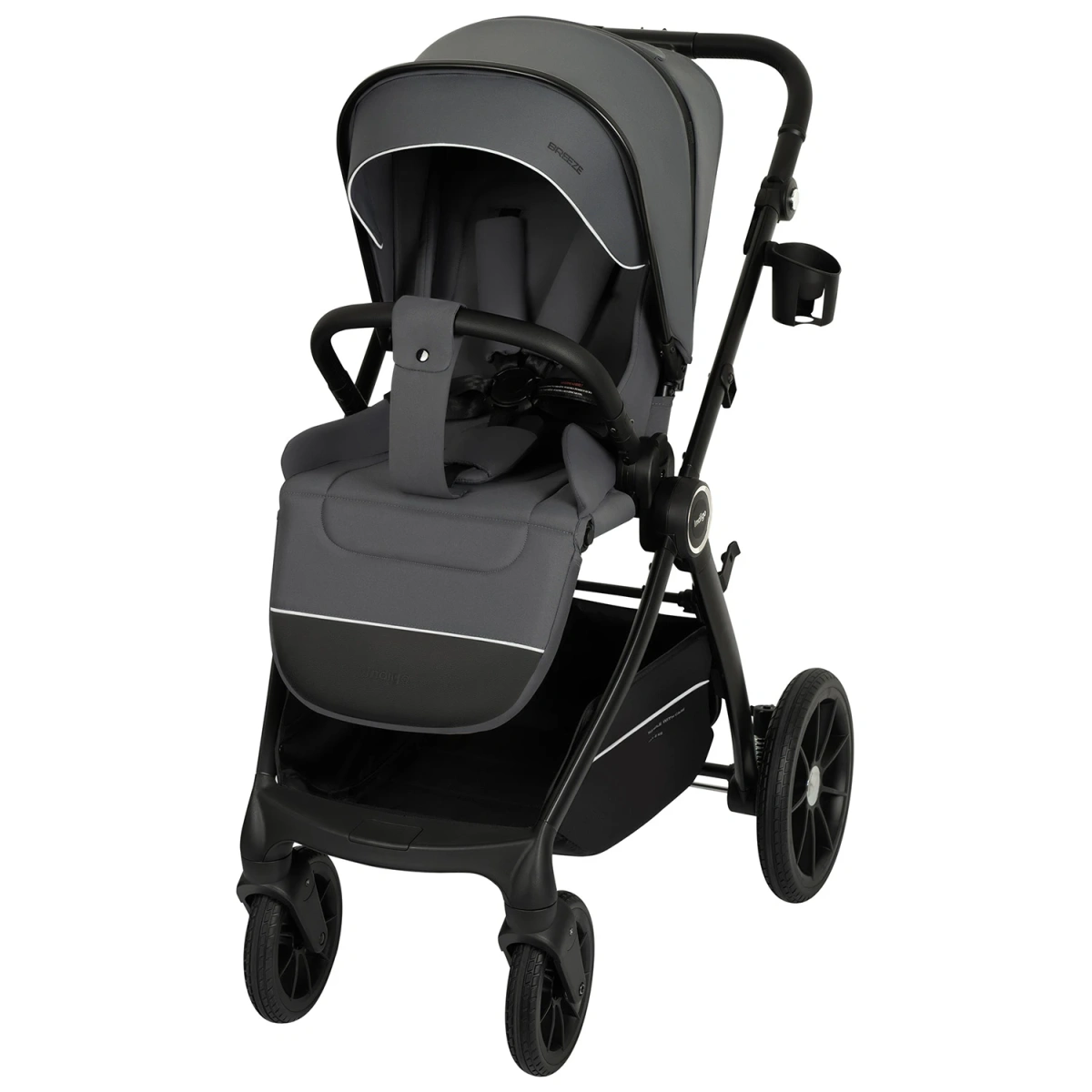 Коляска прогулочная Indigo BREEZE серый