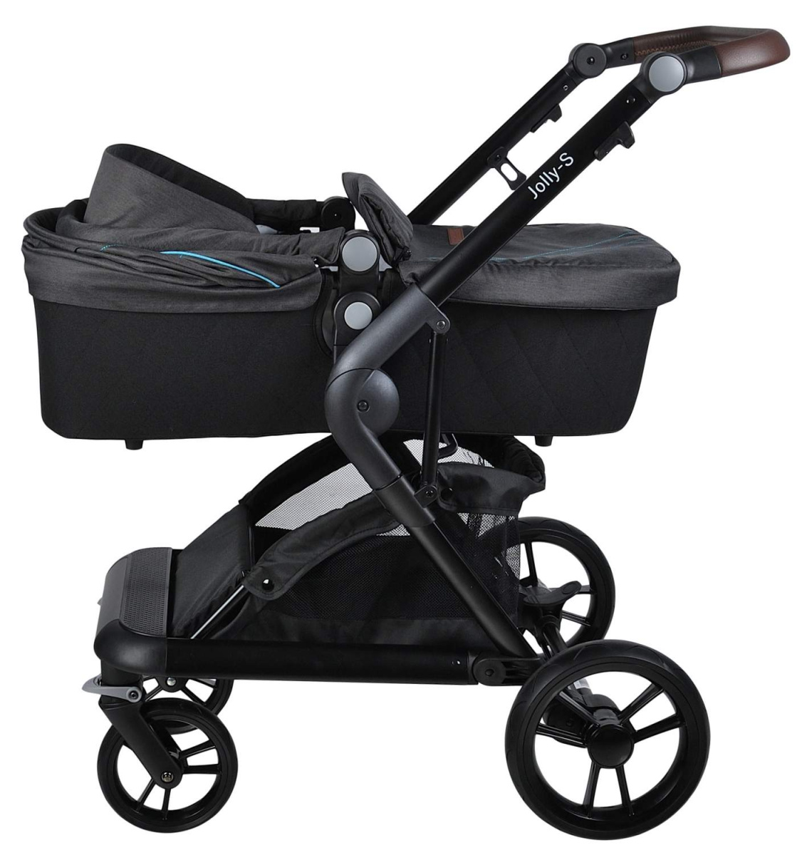 Коляска модульная 2 в 1 Farfello Jolly-S (J-88 серый)