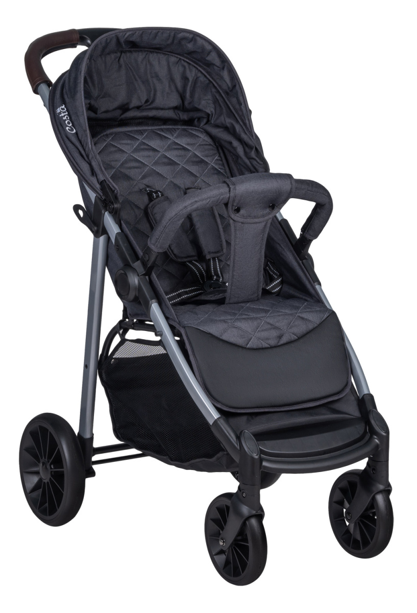 Коляска детская прогулочная Farfello COSTA Jenny + (Steel Grey/ Темно-серый)