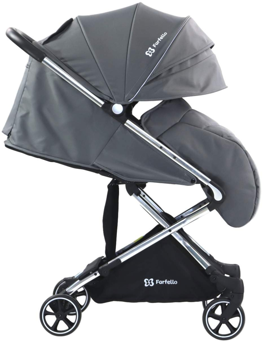 Коляска детская прогулочная Farfello Bliss (Grey/ Серый)