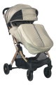 Коляска детская прогулочная Farfello Comfy Go (beige/ бежевый (золото) CG-111)