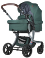 Коляска трансформер Farfello Aimile Original New Silver (Вечнозеленый NDS-1)