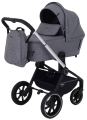 Коляска 3 в 1 MOWBaby ZOOM PU RA087 Silver Grey