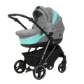 Коляска 2 в 1 Rant Neo серо-бирюзовый
