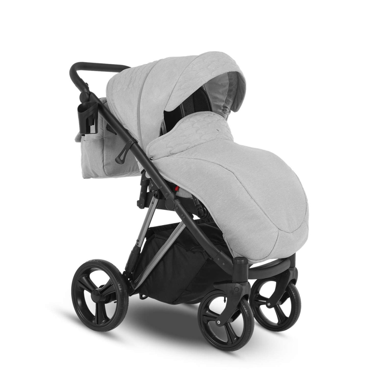 Коляска Camarelo Faro 3 в 1 светло-серый меланж