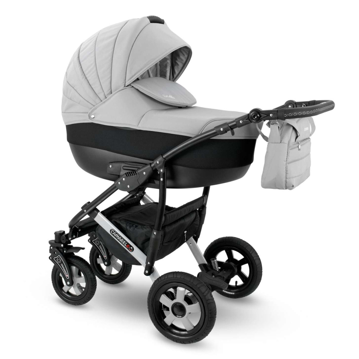 Коляска Camarelo Sevilla XSE 2 в 1 светло-серый