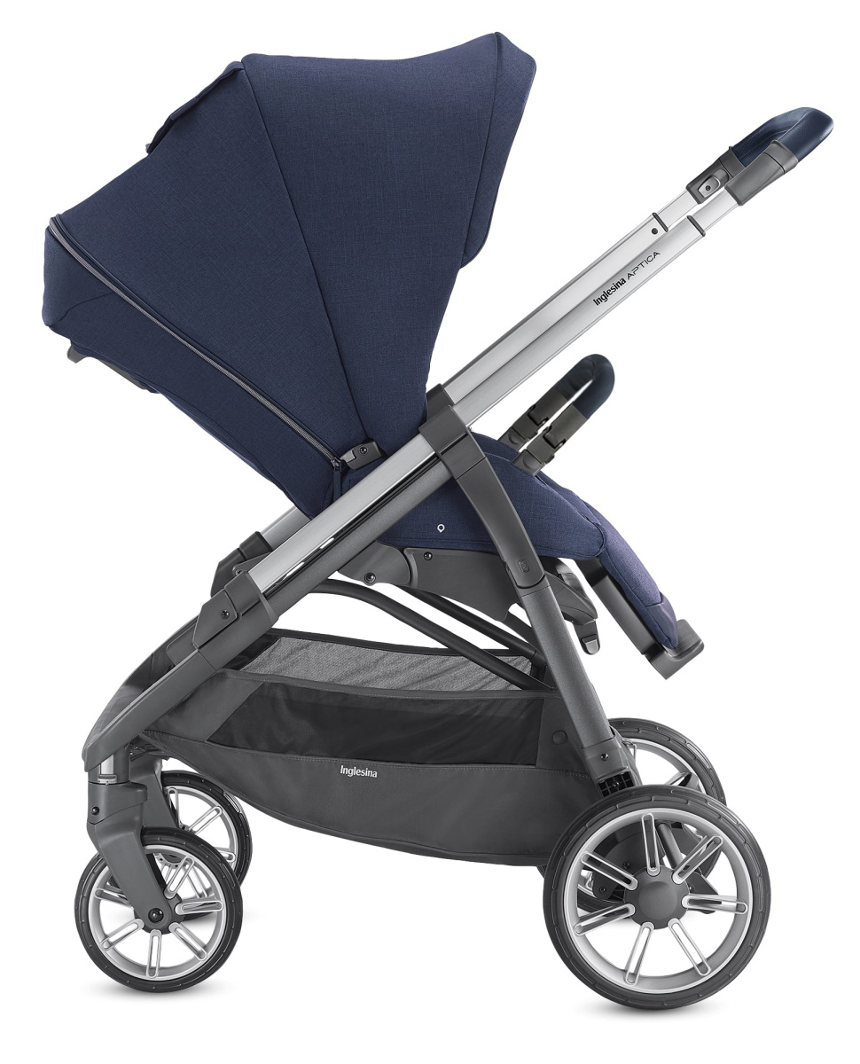 Коляска 3 в 1 Inglesina Aptica  с подставкой под люльку Stand Up,  Portland Blue